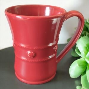Juliska Berry And Thread Red Coffee Mug Cup